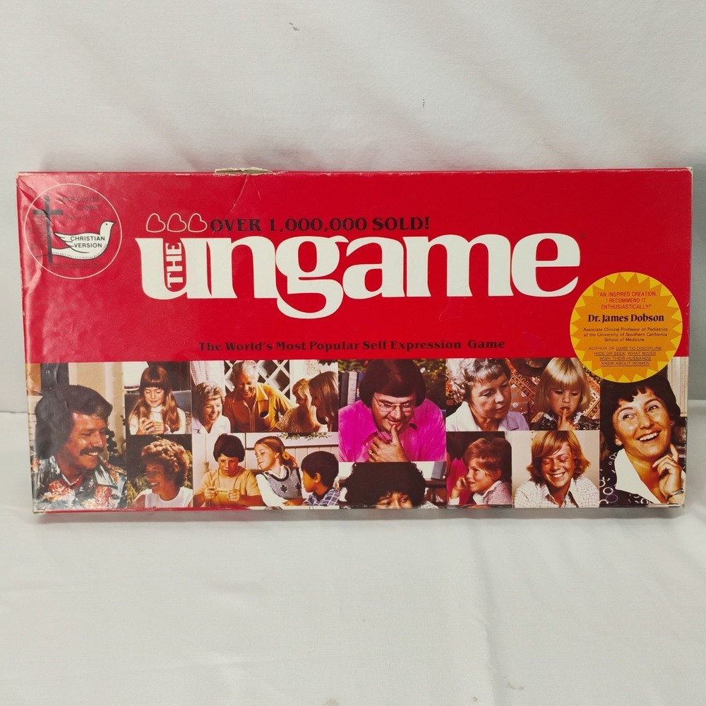 The UNGAME 1984 Vintage Family Board Game Complete + Christian Self Esteem